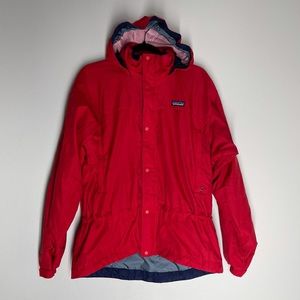 Patagonia Vintage Parka Jacket Red High Low Style